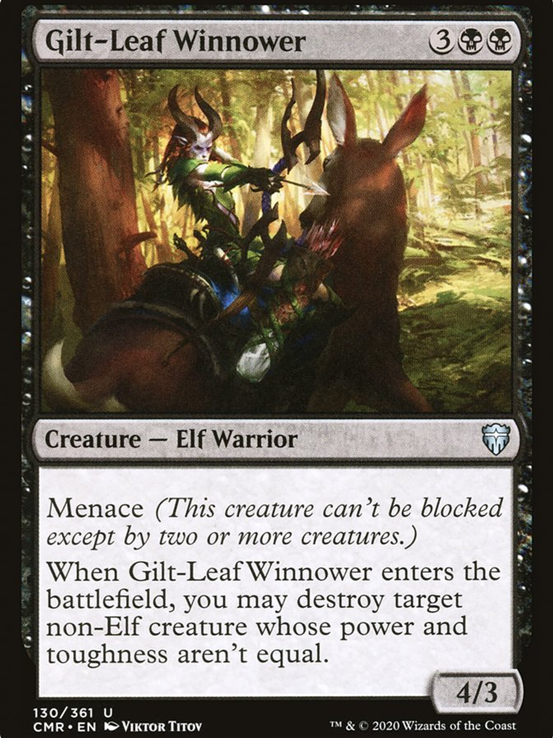 Gilt-Leaf Winnower (Commander Legends) 1
