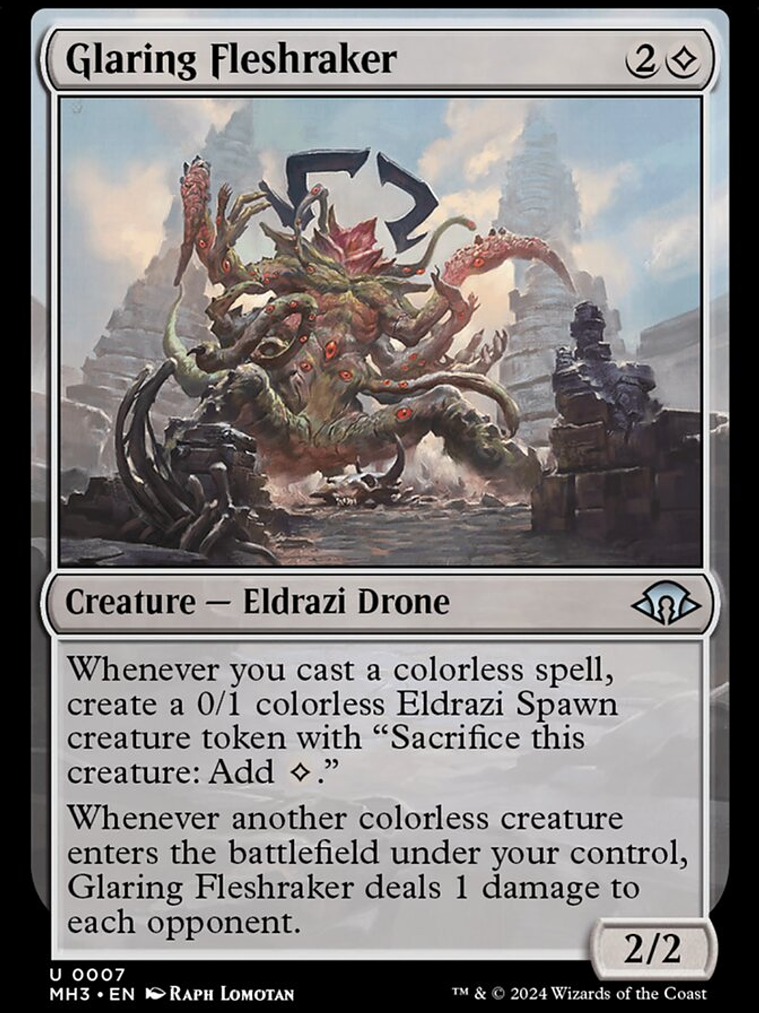 Glaring Fleshraker (Modern Horizons 3) 1