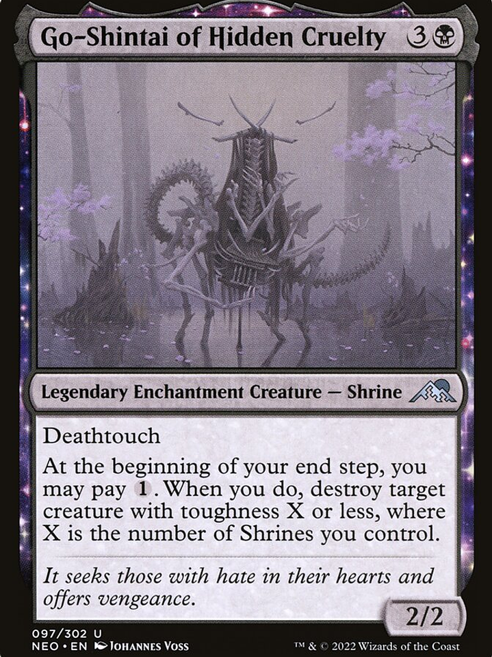 Go-Shintai of Hidden Cruelty (Kamigawa: Neon Dynasty) 1