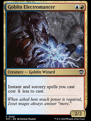Goblin Electromancer (Outlaws of Thunder Junction Commander)