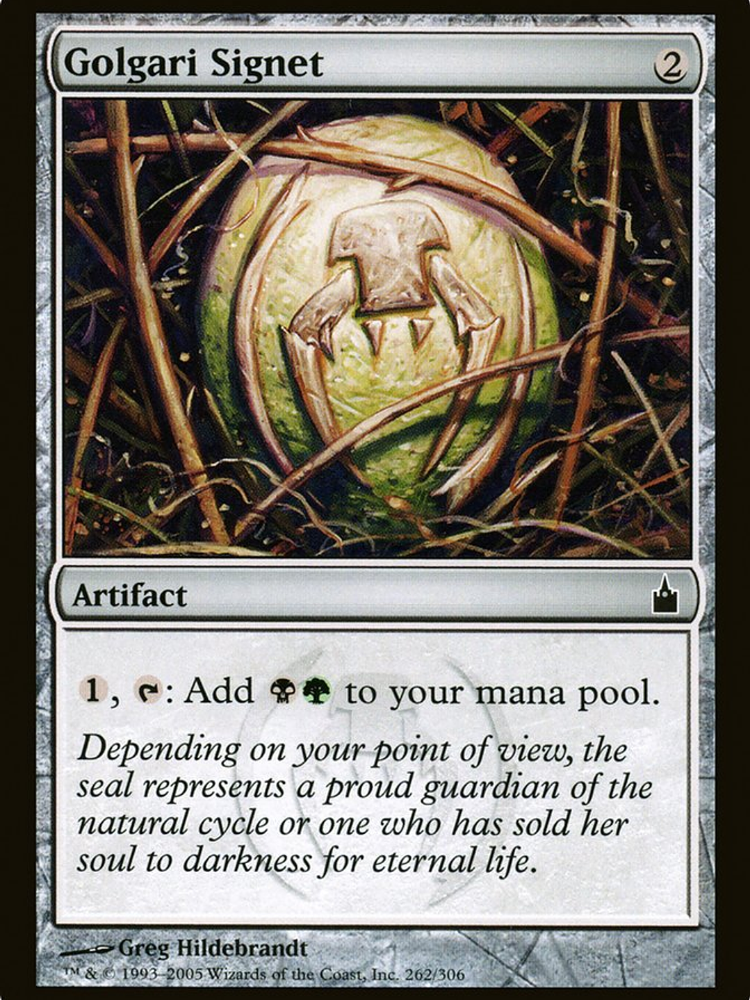 Golgari Signet (Ravnica: City of Guilds) 1
