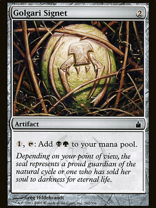 Golgari Signet (Ravnica: City of Guilds)