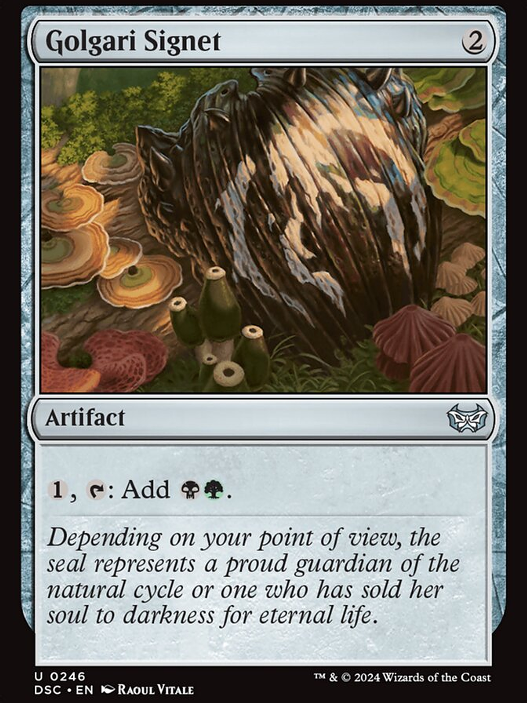 Golgari Signet (Duskmourn: House of Horror Commander) 1