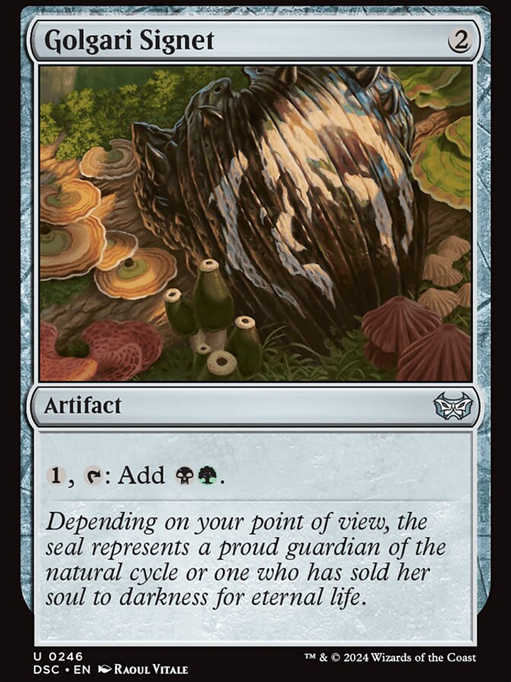 Golgari Signet (Duskmourn: House of Horror Commander) 1