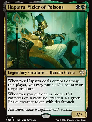 Hapatra, Vizier of Poisons (Lorwyn Eclipsed Commander)