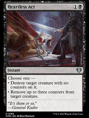 Heartless Act (Commander Masters)
