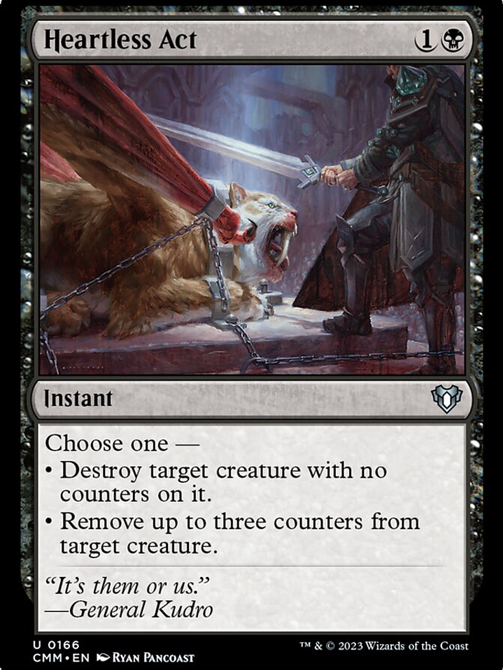 Heartless Act (Commander Masters) 1