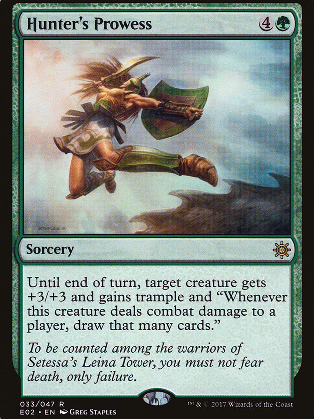Hunter's Prowess (Explorers of Ixalan) 1