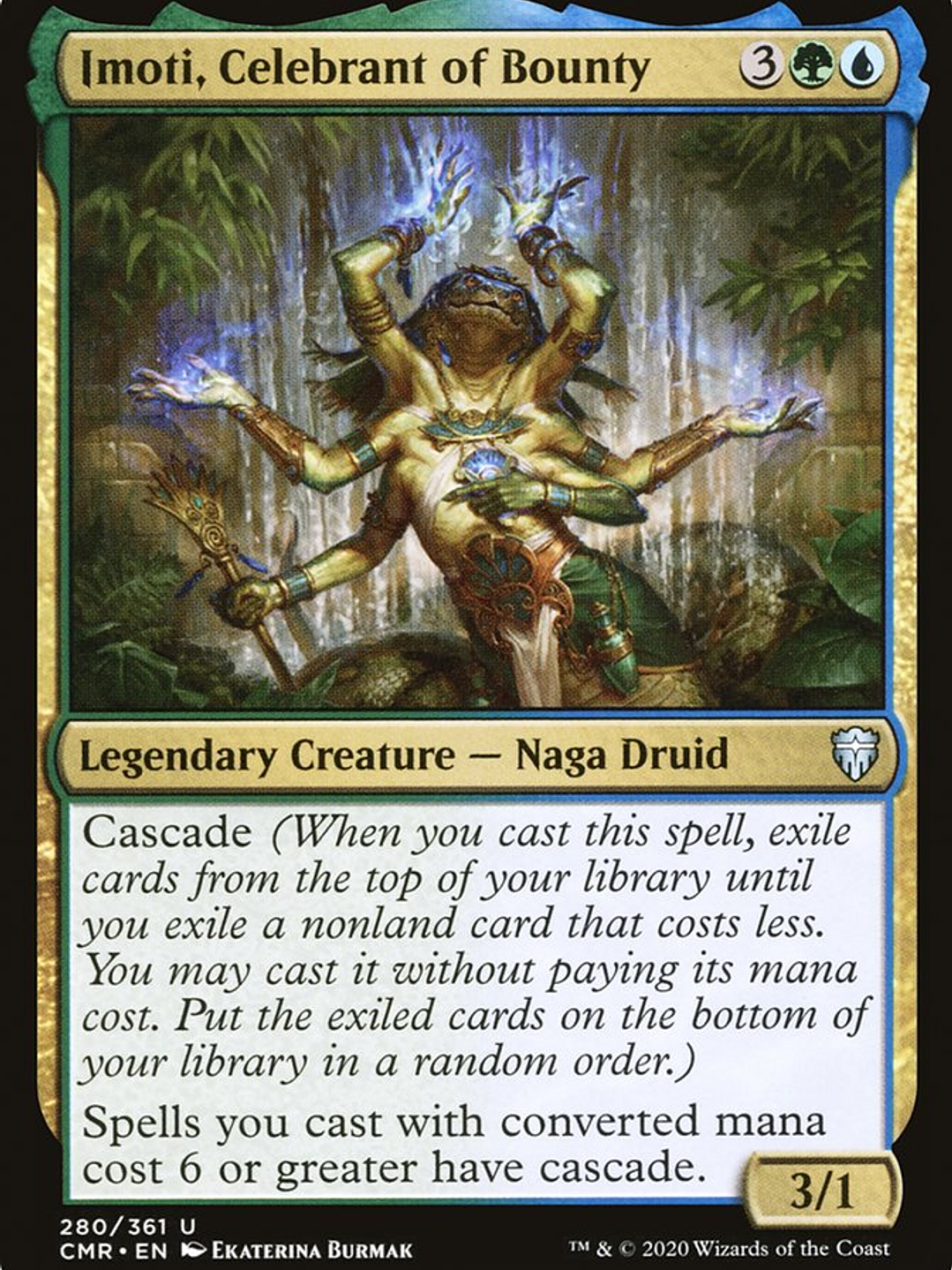 Imoti, Celebrant of Bounty (Commander Legends) 1