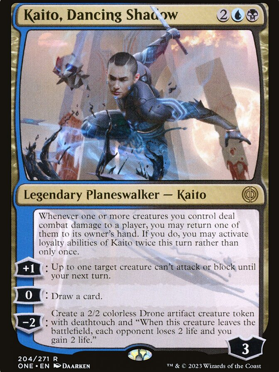 Kaito, Dancing Shadow (Phyrexia: All Will Be One) 1