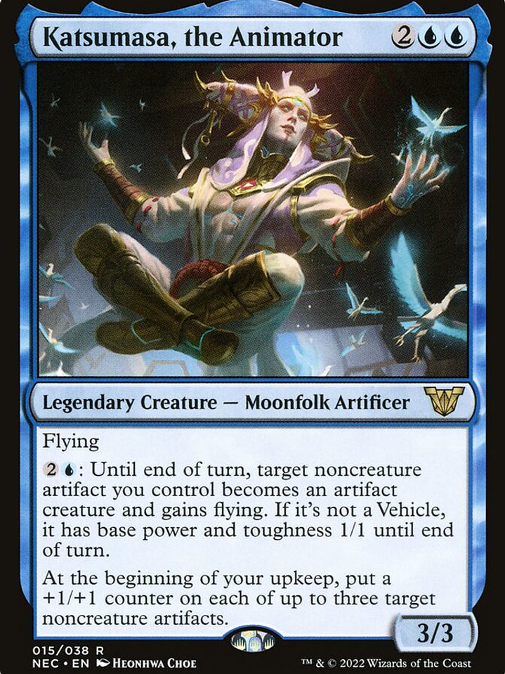 Katsumasa, the Animator (Neon Dynasty Commander) 1