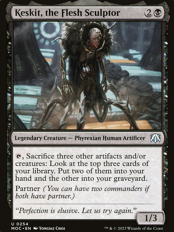 Keskit, the Flesh Sculptor (March of the Machine Commander) 1