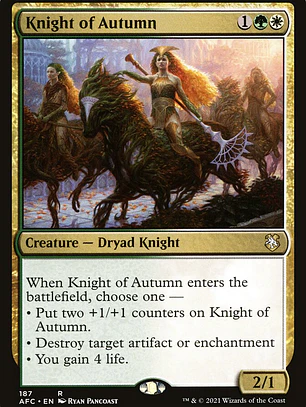 Knight of Autumn (Forgotten Realms Commander)