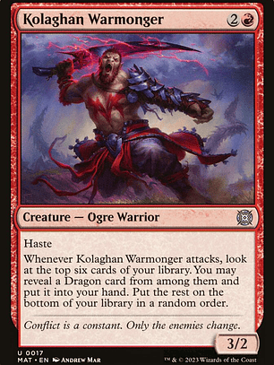 Kolaghan Warmonger (March of the Machine: The Aftermath)