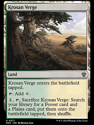 Krosan Verge (Murders at Karlov Manor Commander)