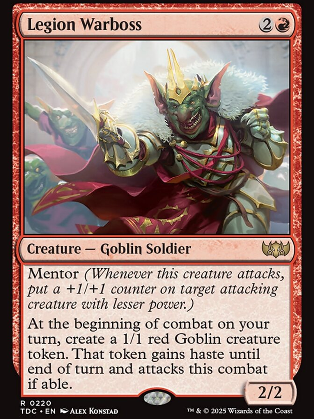 Legion Warboss (Tarkir: Dragonstorm Commander) 1