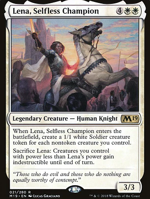 Lena, Selfless Champion (Core Set 2019)