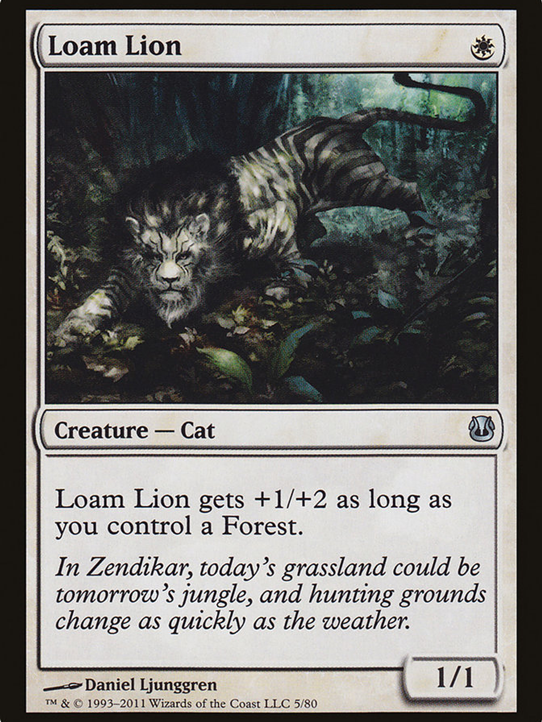 Loam Lion (Duel Decks: Ajani vs. Nicol Bolas) 1