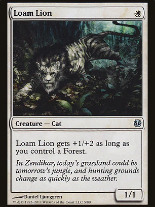 Loam Lion (Duel Decks: Ajani vs. Nicol Bolas)