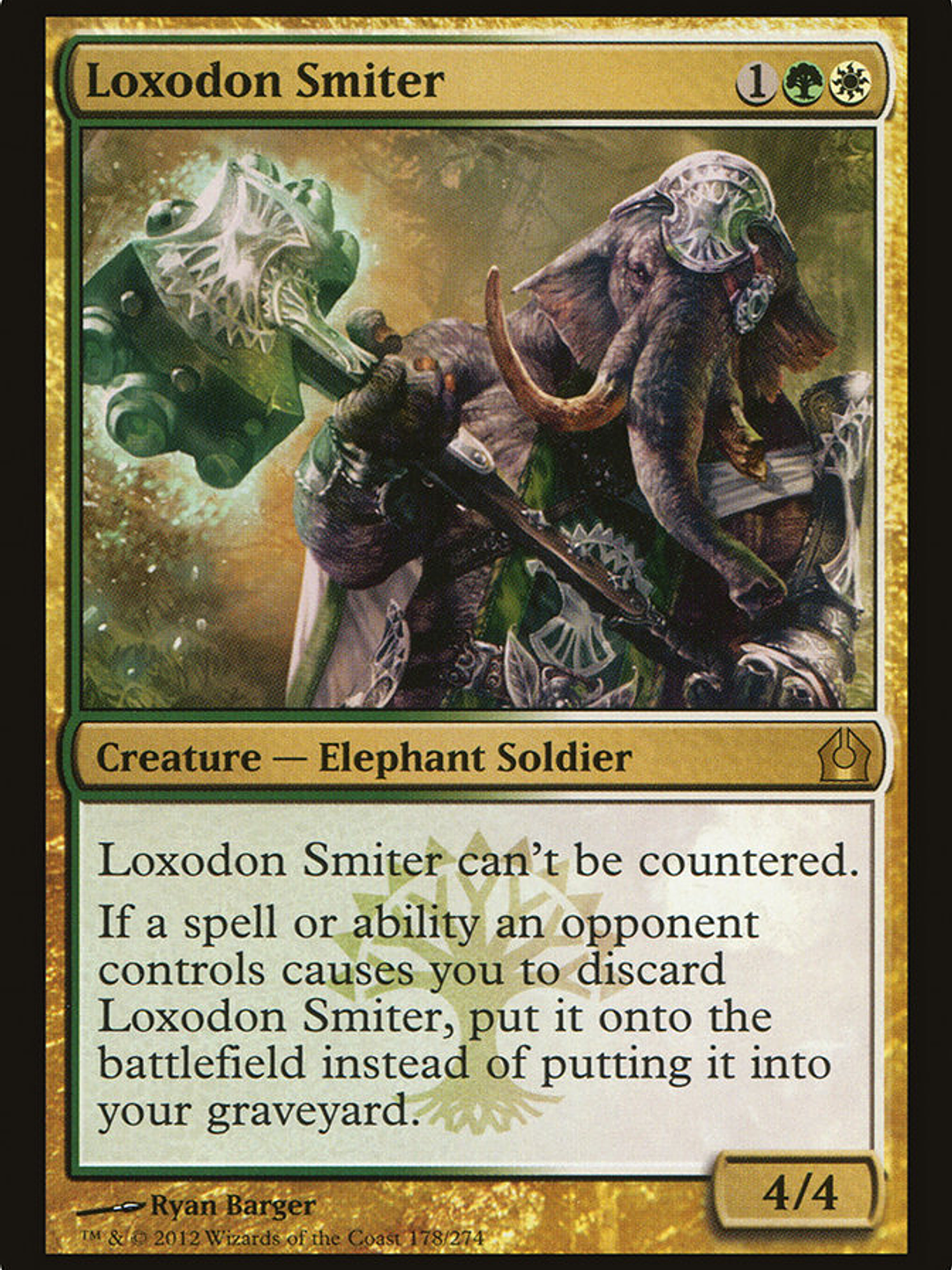 Loxodon Smiter (Return to Ravnica) 1