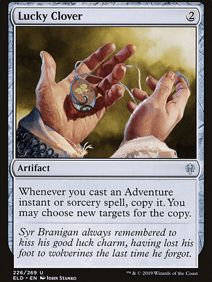 Lucky Clover (Throne of Eldraine)