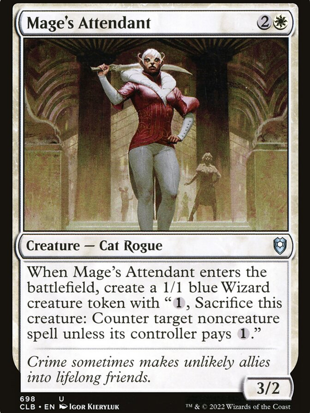 Mage's Attendant (Commander Legends: Battle for Baldur's Gate) 1