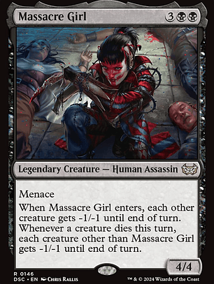Massacre Girl (Duskmourn: House of Horror Commander)