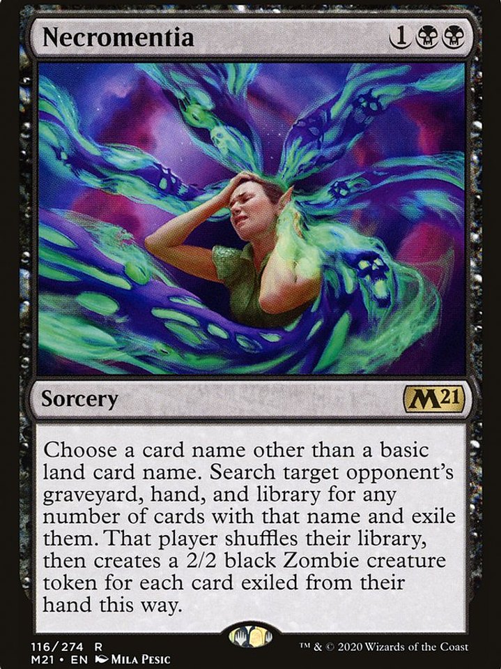 Necromentia (Core Set 2021) 1