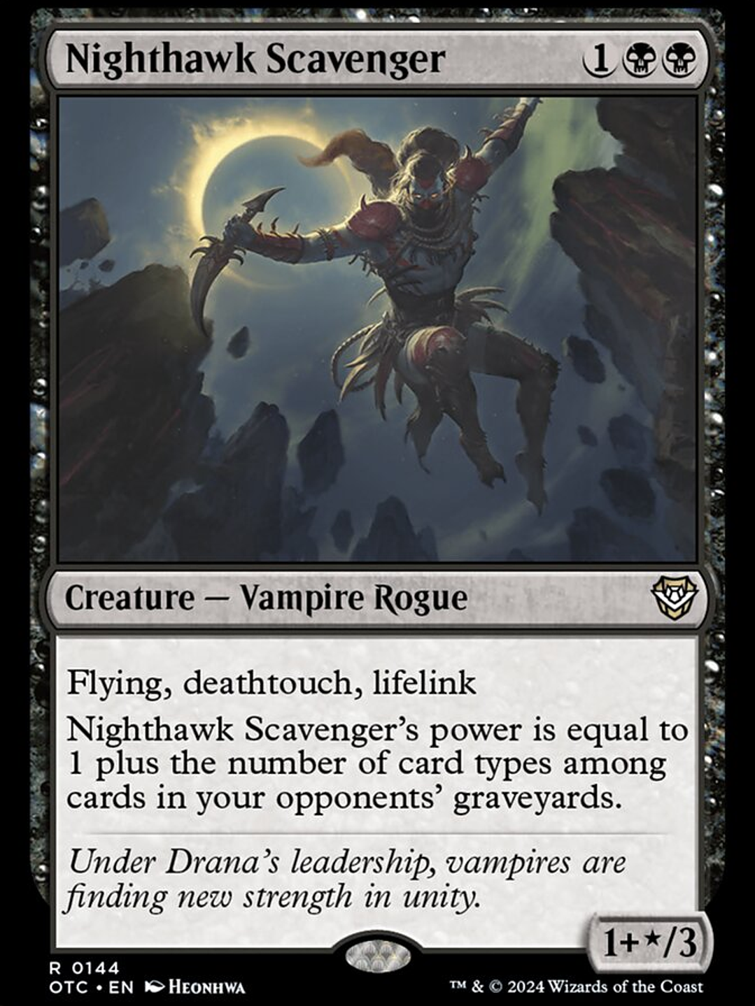 Nighthawk Scavenger (Outlaws of Thunder Junction Commander) 1