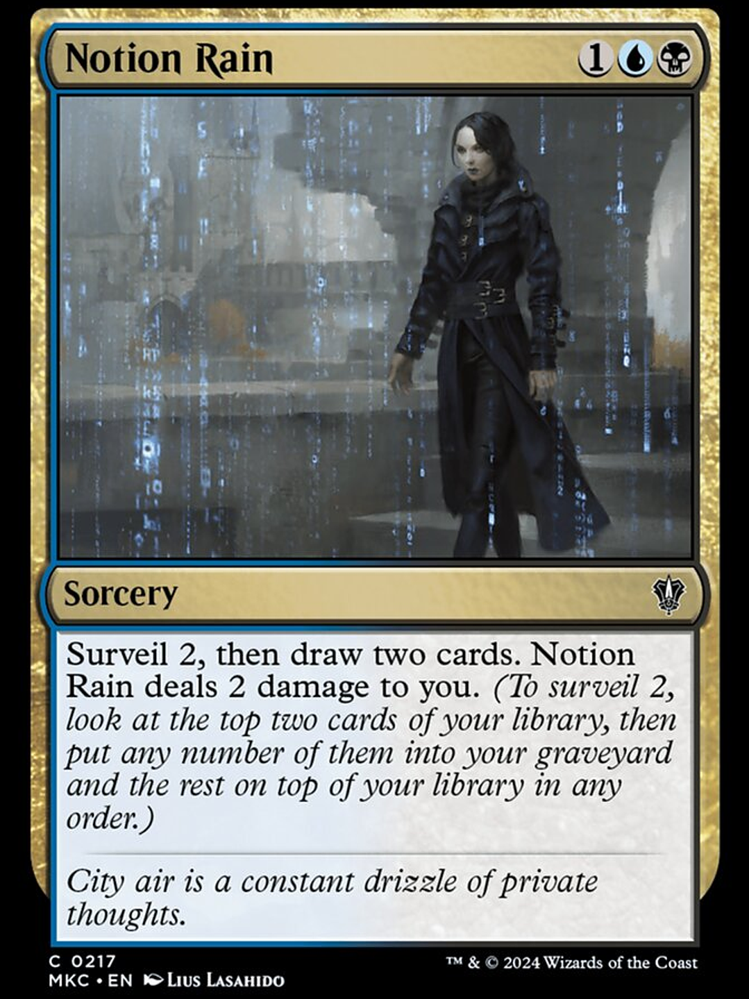 Notion Rain (Murders at Karlov Manor Commander) 1