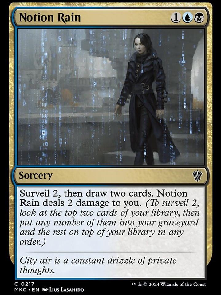 Notion Rain (Murders at Karlov Manor Commander) 1