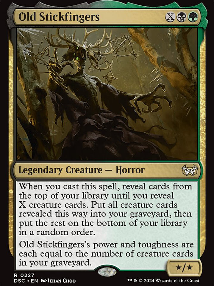 Old Stickfingers (Duskmourn: House of Horror Commander) 1