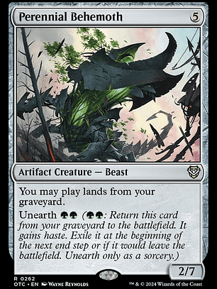 Perennial Behemoth (Outlaws of Thunder Junction Commander)