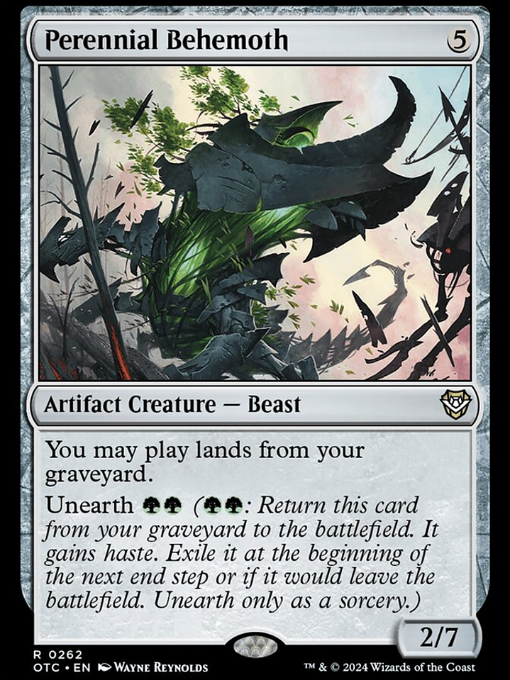 Perennial Behemoth (Outlaws of Thunder Junction Commander) 1