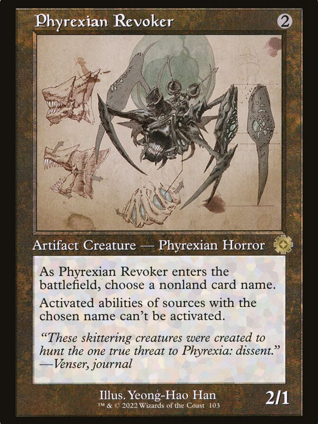 Phyrexian Revoker (The Brothers' War Retro Artifacts) 1