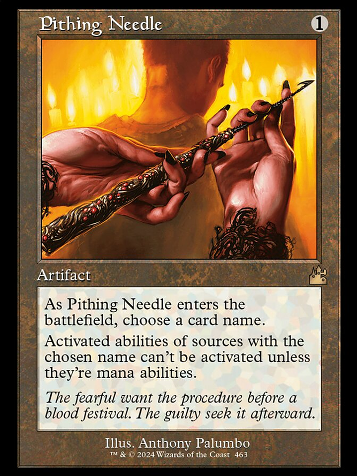 Pithing Needle (Ravnica Remastered) 1