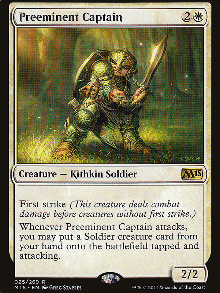 Preeminent Captain (Magic 2015) 1