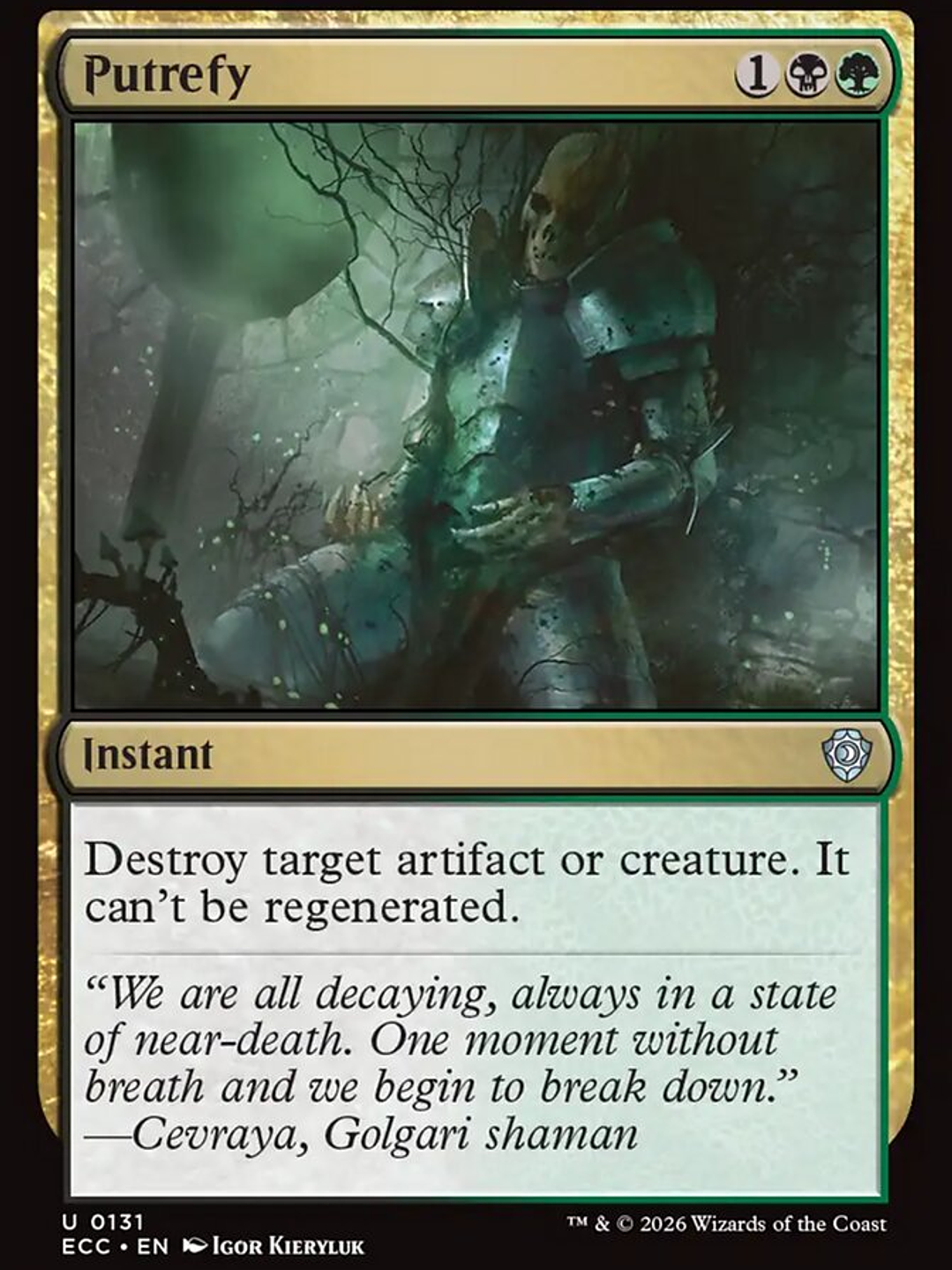 Putrefy (Lorwyn Eclipsed Commander) 1