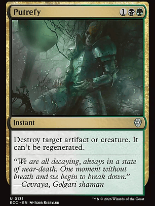 Putrefy (Lorwyn Eclipsed Commander)