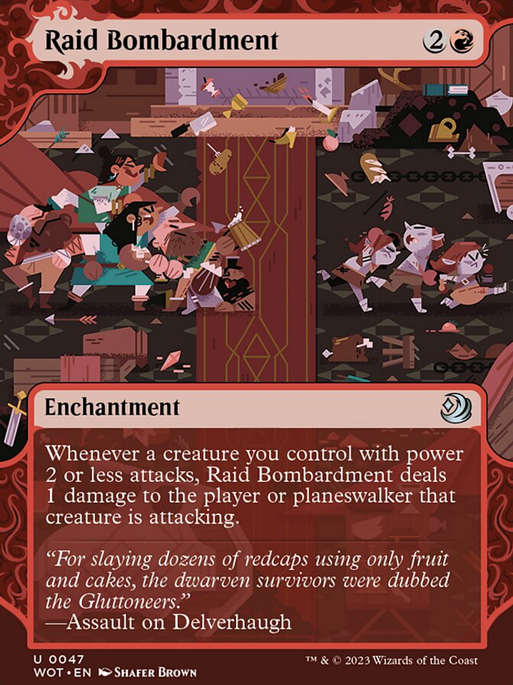 Raid Bombardment (Wilds of Eldraine: Enchanting Tales) 1