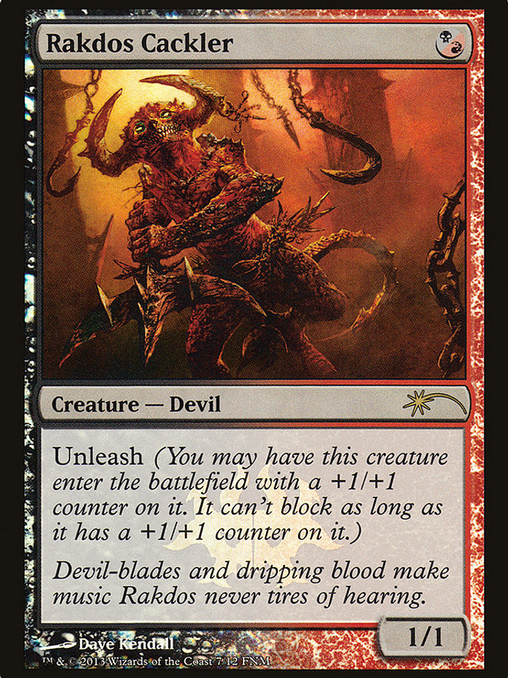 Rakdos Cackler (Friday Night Magic 2013) 1