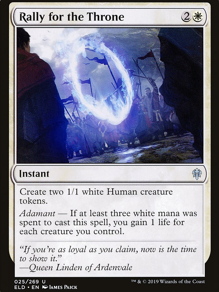 Rally for the Throne (Throne of Eldraine) 1