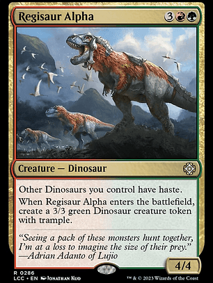 Regisaur Alpha (The Lost Caverns of Ixalan Commander)