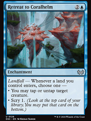 Retreat to Coralhelm (Duskmourn: House of Horror Commander)