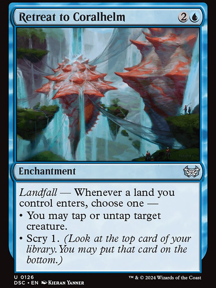 Retreat to Coralhelm (Duskmourn: House of Horror Commander) 1