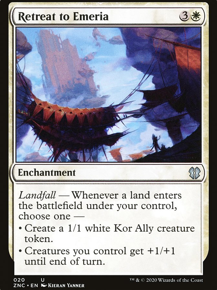 Retreat to Emeria (Zendikar Rising Commander) 1