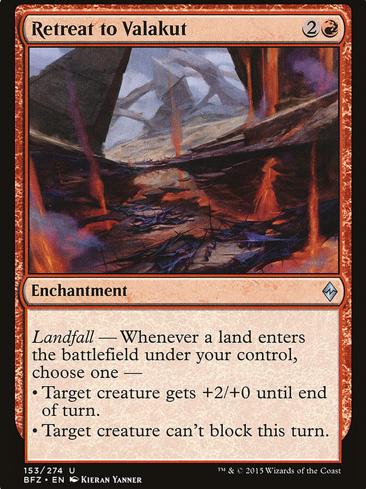 Retreat to Valakut (Battle for Zendikar) 1