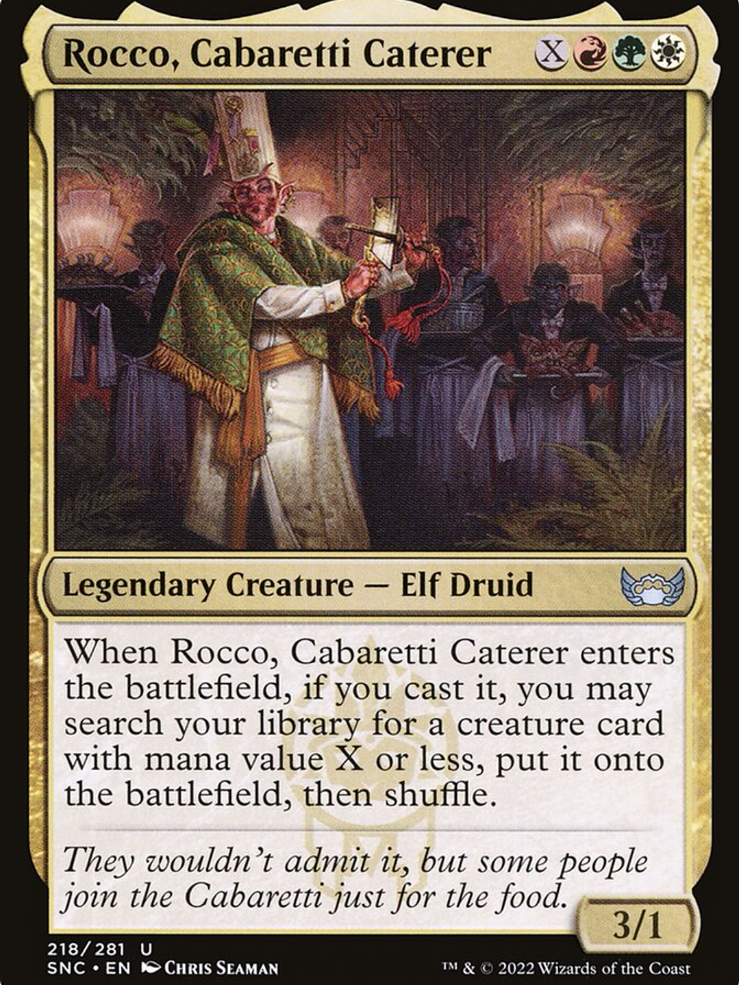 Rocco, Cabaretti Caterer (Streets of New Capenna) 1