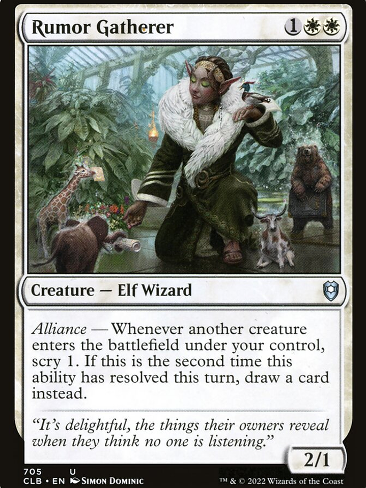 Rumor Gatherer (Commander Legends: Battle for Baldur's Gate) 1