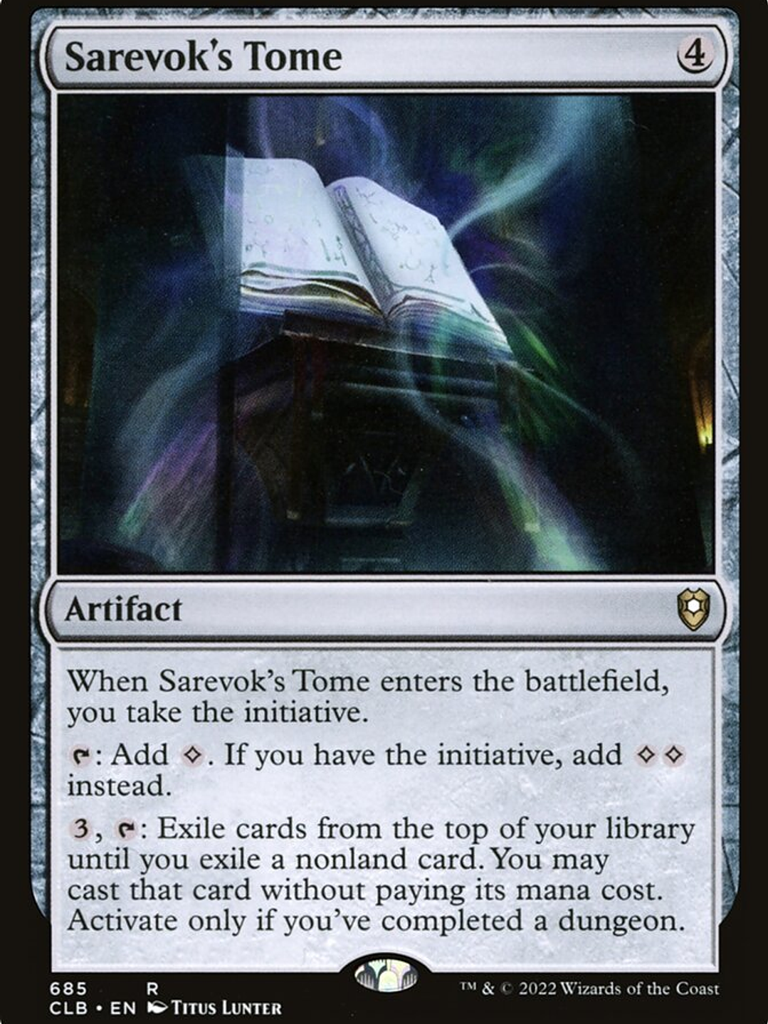 Sarevok's Tome (Commander Legends: Battle for Baldur's Gate) 1